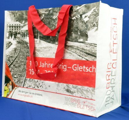 Historisches Erbe: PP Woven Taschen für das 100-jährige Jubiläum von Brig-Gletsch