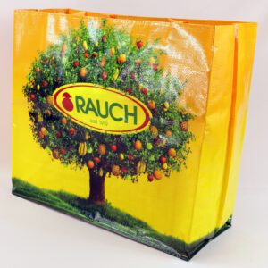 "Rauch - Seit 1919: Fruchtige Einkaufstasche in Orange für Ihren nachhaltigen Einkauf!